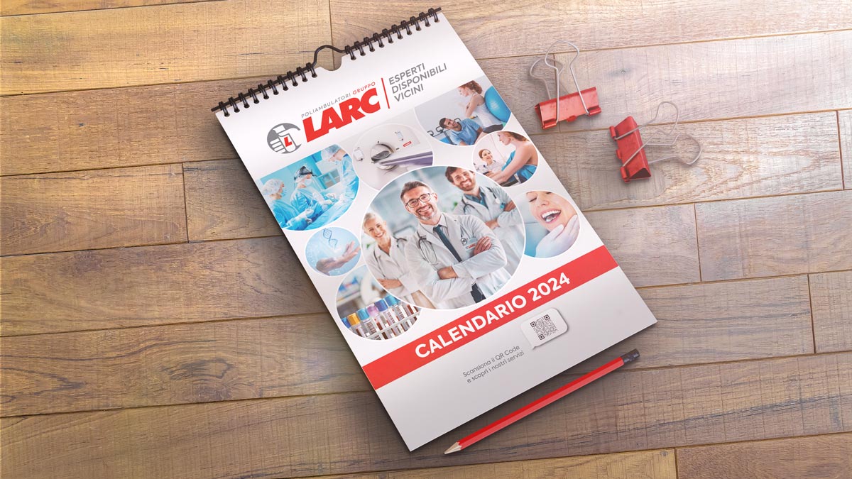 Il calendario LARC 2024 è in distribuzione nelle sedi LARC